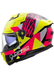 Casco Integrale Ls2 FF808 Stream II Tiger H-V Giallo Rosa M