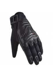 Guanti in Pelle e Tessuto Ls2 All Terrain Nero XL