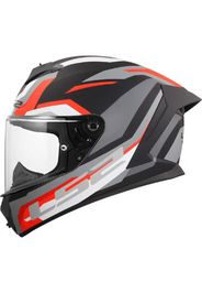 Casco Integrale Ls2 FF820 Rapid III Hyper Nero Rosso Opaco XXS