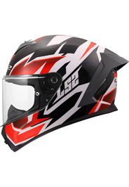Casco Integrale Ls2 FF820 Rapid III Xtrem Bianco Nero Rosso Lucido XXS