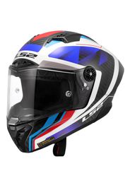 Casco Integrale Carbonio LS2 FF805 Thunder C Gp Aero Raute Blu Rosso XS