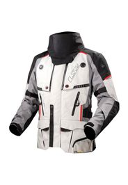 Giacca in Tessuto Ls2 Apollo Grigio Nero Rosso 4XL