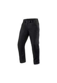 Pantaloni In Tessuto Revit Davis 2 RF Nero L30 Extra Accorciato W32