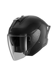 Casco Jet Shark Skwal Jet Cup Blank Nero Opaco XS