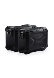 Sistema valigie in alluminio TRAX ADV Nero. 45/37 l. CRF1000L Africa Twin (15-17).