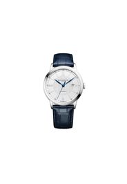 Orologio Classima In Acciaio Con Cinturino In Pelle Uomo - Baume&Mercier