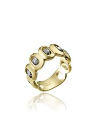 Anello Double Optima - Oro Giallo 18 Kt - Chimento