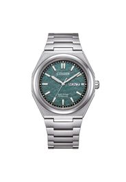 Orologio Solotempo Titanio Quadrante Verde 40Mm - Citizen Zenshin