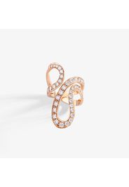 Anello Ivy In Oro Rosa 18K Con Diamanti - Dada Arrigoni