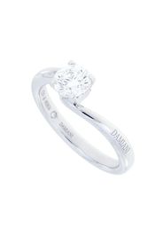 Anello In Oro Bianco Con Diamante - Promessa - Damiani