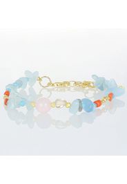 Bracciale Con Acquamarina E Quarzo Naturale - Nivy Essence