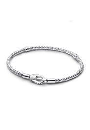 Bracciale con maglia geometrica