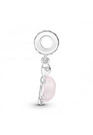 Charm Pendente Tartaruga Marina Rosa Vetro di rano