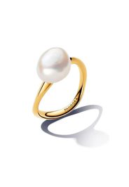 Anello Perla Barocca d'Acqua Dolce Coltivata