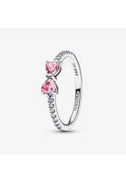 Anello Fiocco Luminoso Rosa