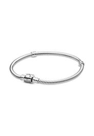 Bracciale Pandora Moments con maglia snake e chiusura a barile