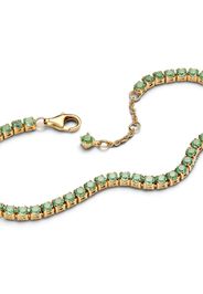 Bracciale Tennis Cristalli Verdi