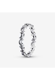 Anello Luna Crescente Luminosa