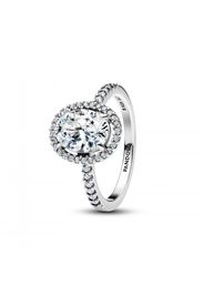 Anello Punto Luce Ovale