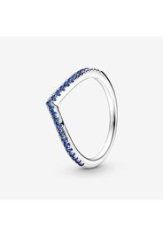 Anello Desiderio Scintillante Blu