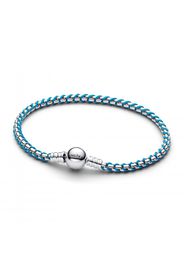 Bracciale Intreccio Tessuto Turchese
