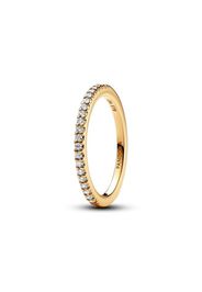 Anello Pavè Fascia Sottile