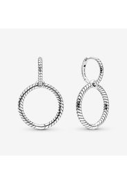 Orecchini Doppio Cerchio Componibile