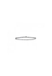 Bracciale Tennis Face Cube In Oro Bianco Con Diamanti Taglio Brillante