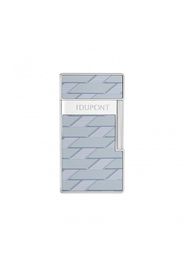 Accendino Laccato Monogram 1872 Grigio Con Finiture Argentate St Dupont