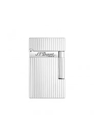 Accendino Guilloché In Argento Con Doppia Fiamma - St Dupont