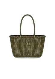 BORSA SHOPPING WEAVE SMALL KAKI DRAGON DIFFUSION