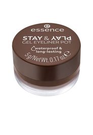 Eyeliner in gel Stay & Play in barattolo n. 02-Marrone 5 g