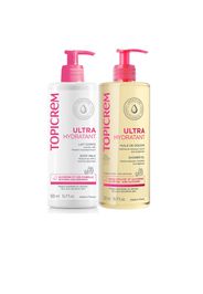 Uh Latte Ultra Idratante 500 Ml + Olio Doccia 500 Ml Confezione 2 Pz