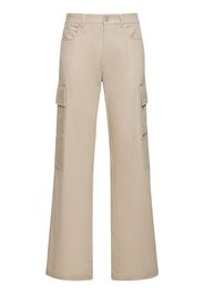 Pantaloni Cargo Dritti In Cotone