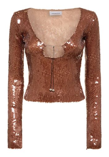 Top Lvr Exclusive Solaris Con Paillettes