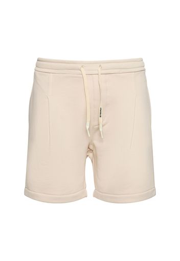 Shorts Unisex In Felpa Di Cotone