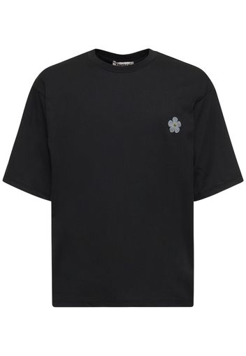 T-shirt Unisex Black Flower