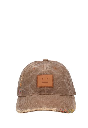 Cappello Baseball Cunov In Tela Distressed