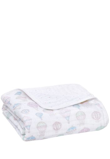 Printed Organic Cotton Muslin Blanket