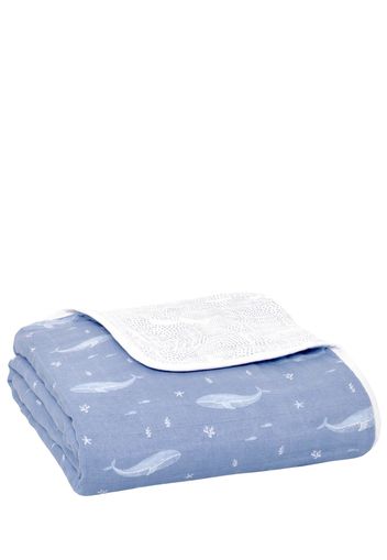 Printed Organic Cotton Muslin Blanket