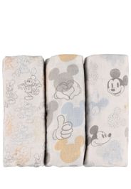 Set Of 3 Disney Cotton Muslin Swaddles