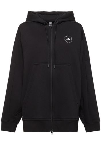 Felpa Asmc Oversize Con Zip E Cappuccio