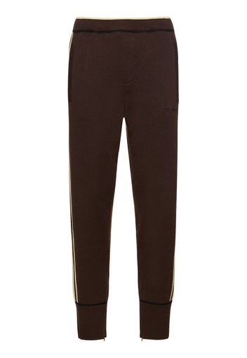 Pantaloni Wales Bonner In Maglia Di Misto Lana