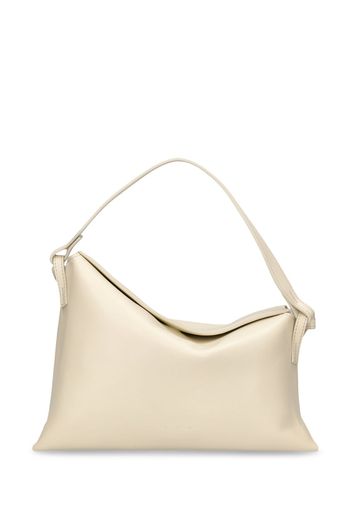 Mini Lune Smooth Leather Shoulder Bag