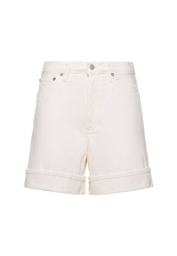 Shorts Larghi Dame In Cotone Organico