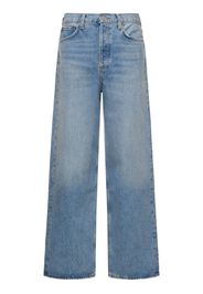 Jeans Baggy Fit In Misto Cotone