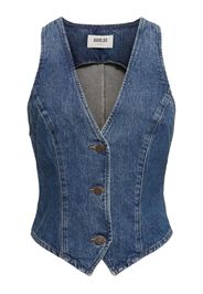 Gilet Heller In Denim Di Cotone