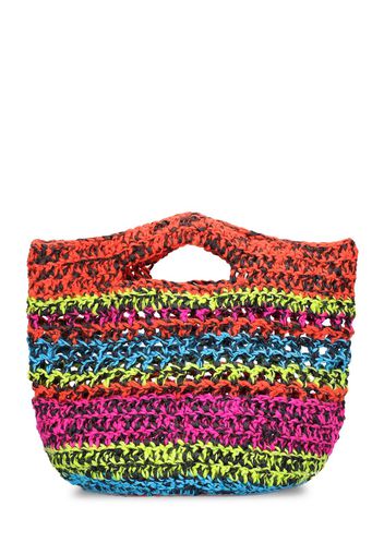 Borsa Shopping In Cotone Crochet