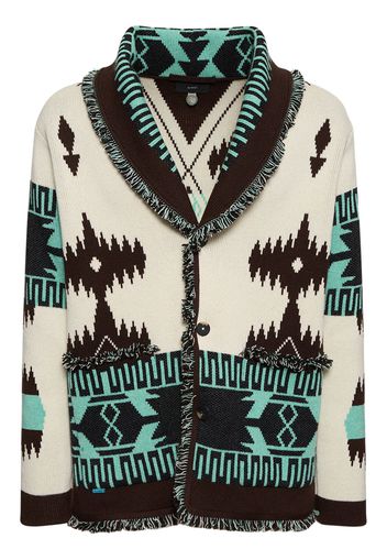 Cardigan Icon In Maglia Di Cashmere Jacquard