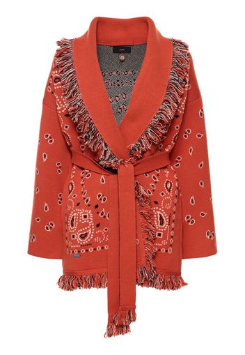 Cardigan Bandana In Cashmere Jacquard